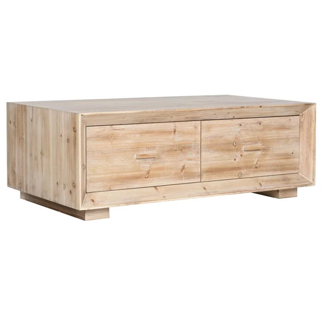 Home tafel ESPRIT Natuurlijk vurenhout MDF hout 130 x 70 x 46 cm