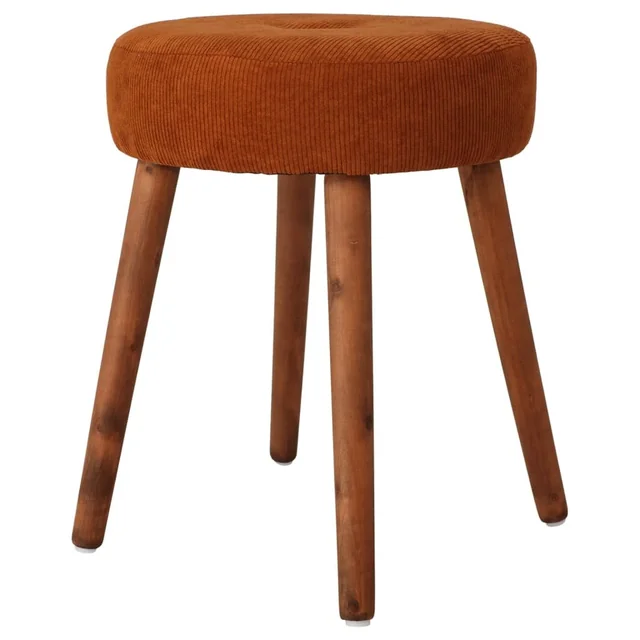 Home&amp;Styling Hocker, Ø35x45 cm, rostbraun