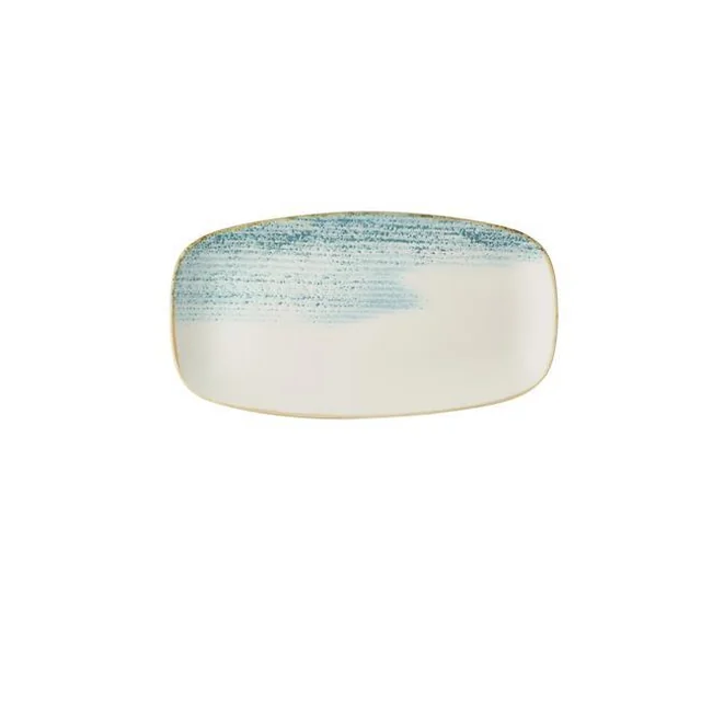 Homespun Accents Aquamarine Rectangular Plate, 298x153mm