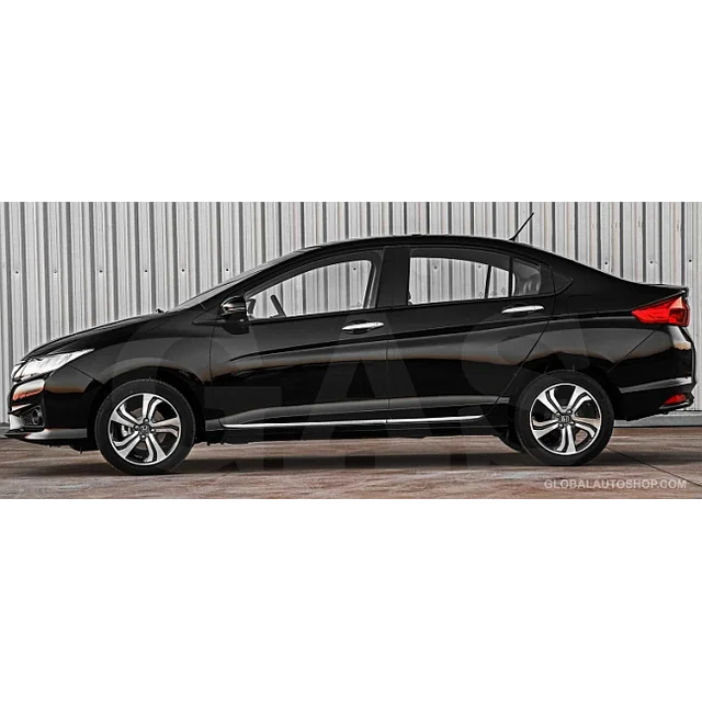 HONDA CITY - CHROME strips op decoratieve chromen zijdeuren