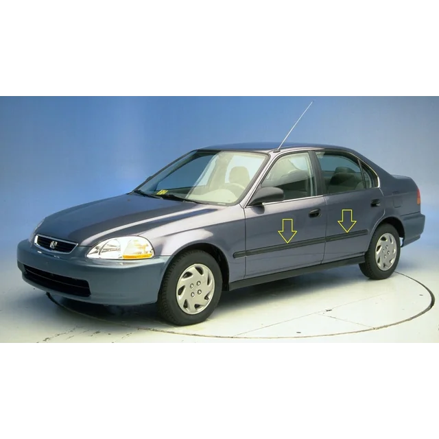 Honda Civic 1996-2000 – Chrom-Seitentürleisten, Chromschutz