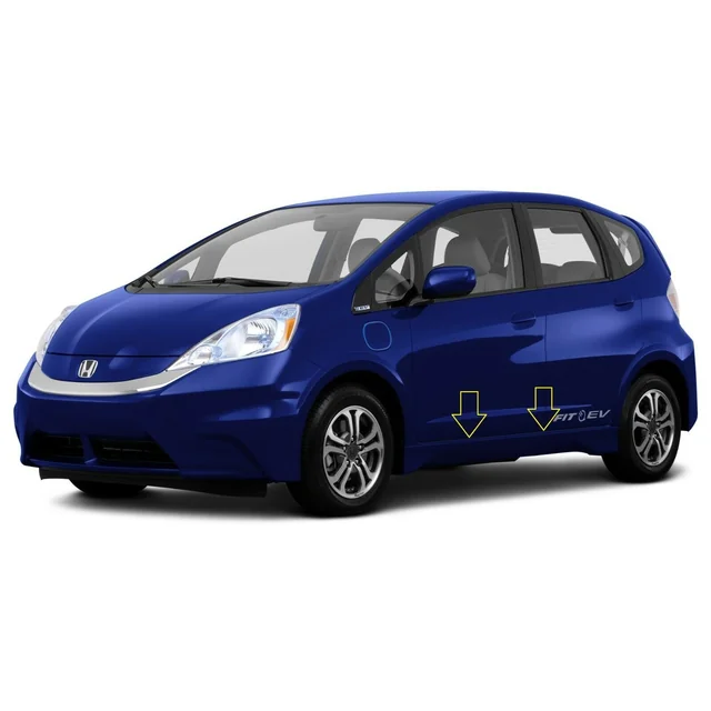 Honda Fit 2006-2014 - Λωρίδες πλαϊνής πόρτας χρωμίου, προστατευτικό χρωμίου