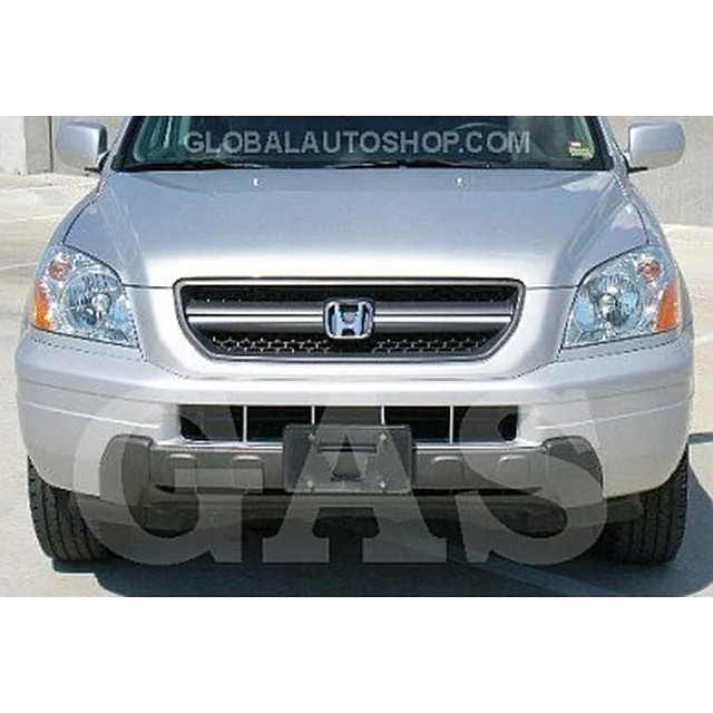 Honda Pilot — Chrome Strips Grill Chrome Dummy Bufer Tuning