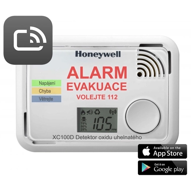 Honeywell XC100D-CSSK-A, Smart carbon monoxide detector and detector, ScanApp