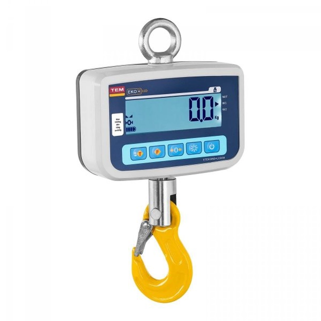 Hook scale - 1000 kg / 500 g - TEM inspection 10200012 CEKO+LCD1000V-BB