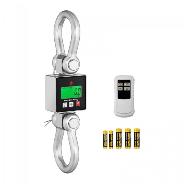 Hook scale - 3000 kg - 0,5 kg or 1 kg - LCD STEINBERG 10030579 SBS-KW-3000ZM