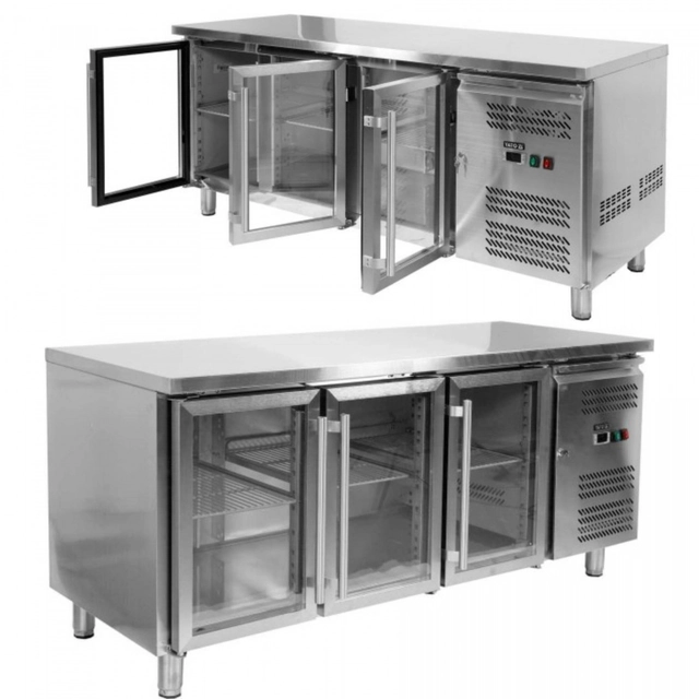 Horeca Koeltafel 3-Drzwiowy Geglazuurd Yato Yg-05257