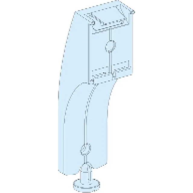 Horizontalni kabelski vodnik Schneider Electric Prisma Plus G podpira LVS04255 /12szt./