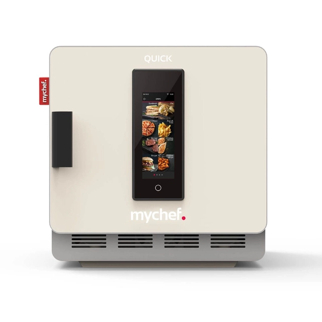 Horno de convección de cocción rápida | calentamiento por soplado | panel de control táctil | 3,6 kW | 230V | 397x598x410 mm | RÁPIDO 1T BEIGE