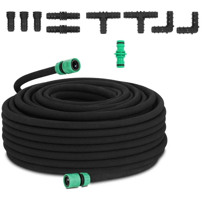 Hose drip line for irrigation watering plants SET 50 m