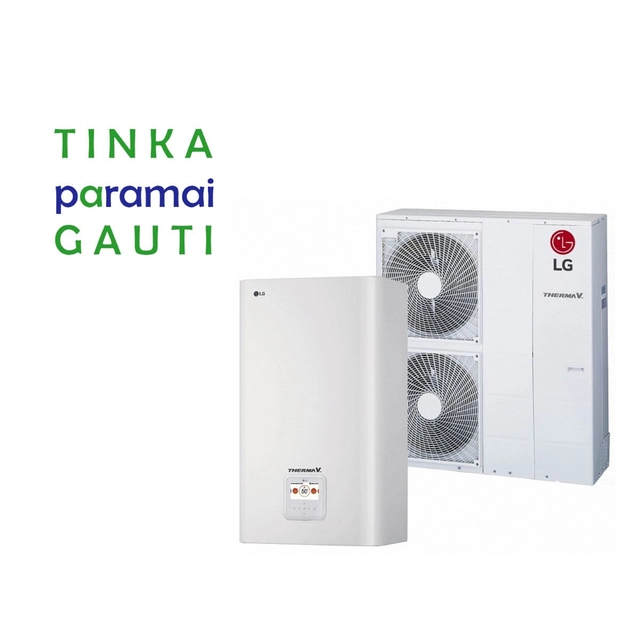 Hőszivattyú Air-Water LG Therma V, Split, 12 kW Ø3