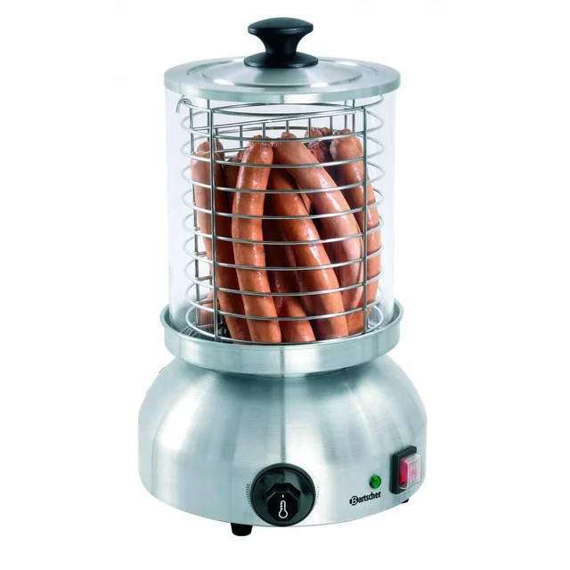 Hot-dog device, round