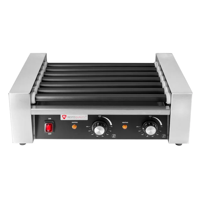 Hot dog roller toaster | Roller warmer | 7 rollers | teflon | 520x305x205 | RQHD-7