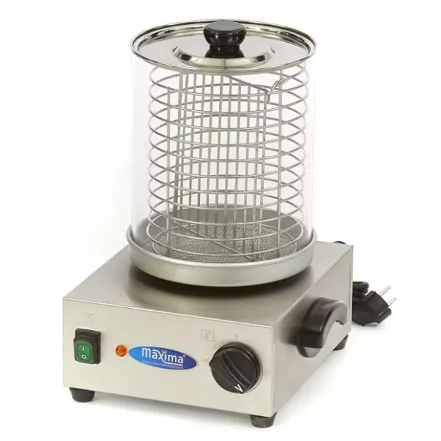 Hot dog warmer Ø20 x 24 cm 800W Maxima 09300580