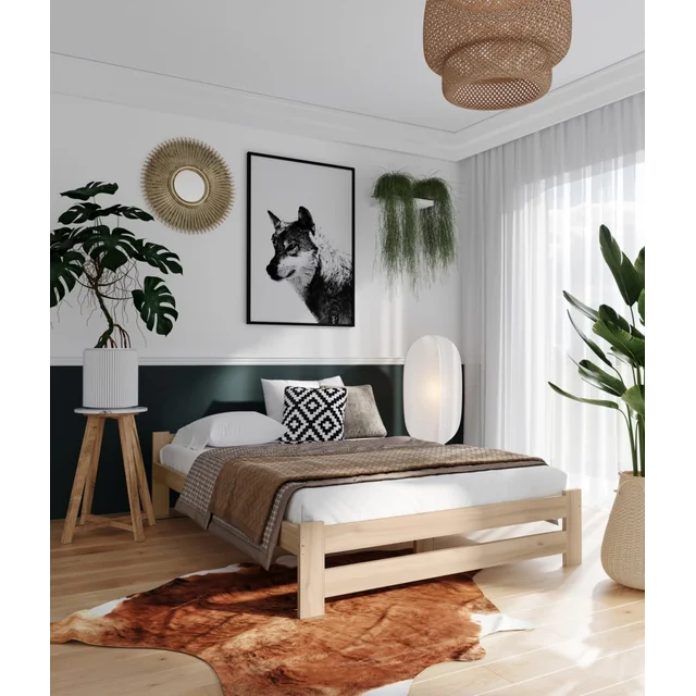 Houten bed - 160x200 Dakotabed en matras