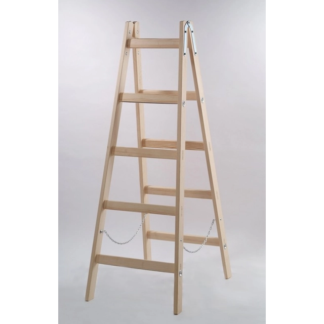 Houten schilderladder 2x10 sporten 305cm MAT-PROJECT DRR10