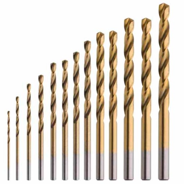 HSS GROUND TITANIUM DRILLS 1,5 -6,5 mm 13szt