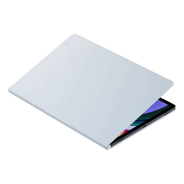 Husă cu clapă și suport pentru Galaxy Tab S9+ Smart Book Cover, albă