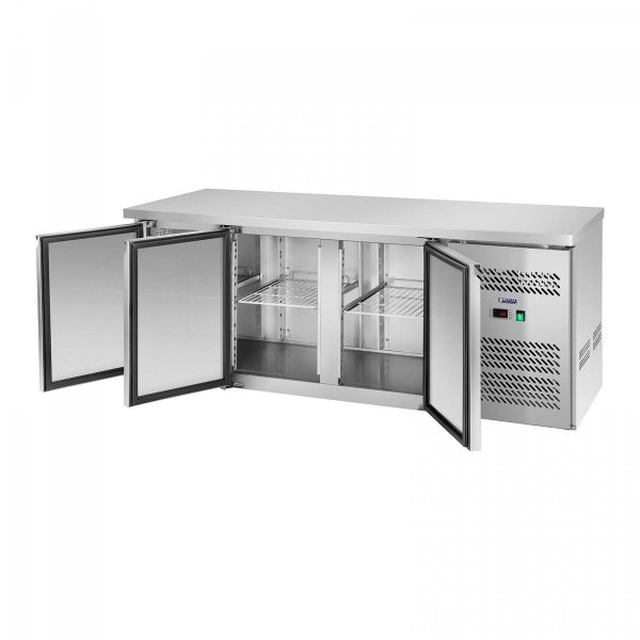 Hűtőasztal - 339 l - rozsdamentes acél ROYAL CATERING 10010458 RCLK-S339