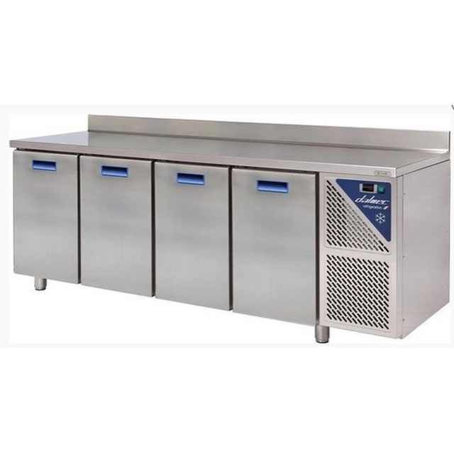 Hűtőasztal 4 ajtó 630 L 2180x700x(H)950/1000 mm ECT704AL