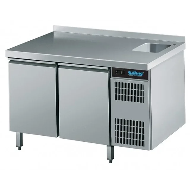 Hűtőasztal mosogatóval GN 1/1 KT Mélység 700mm Hengerlés AKT EK721 1601-B