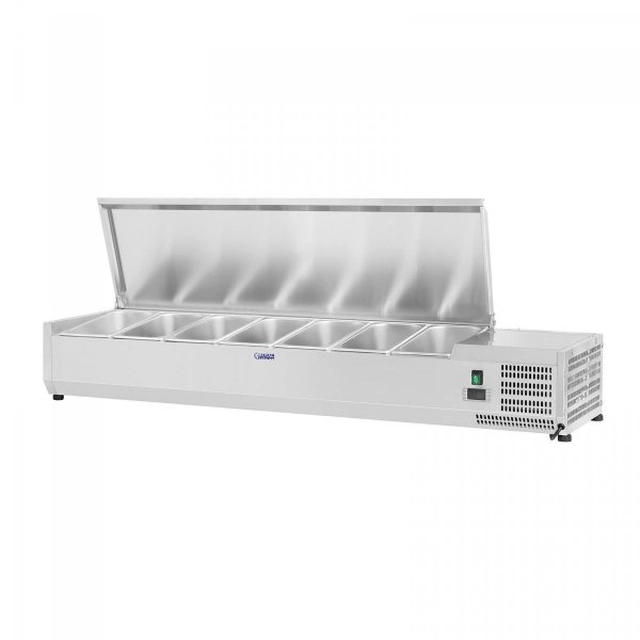 Hűtőhosszabbítás - 7 x GN 1/3 - 160 x 39 cm ROYAL CATERING 10010950 RCKV-160/39-S7