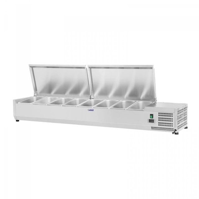 Hűtőhosszabbítás - 8 x GN 1/3 - 180 x 39 cm ROYAL CATERING 10010949 RCKV-180/39-S8