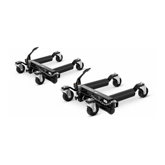 Hydraulic trolley for moving vehicles and cars - SET 2 pcs