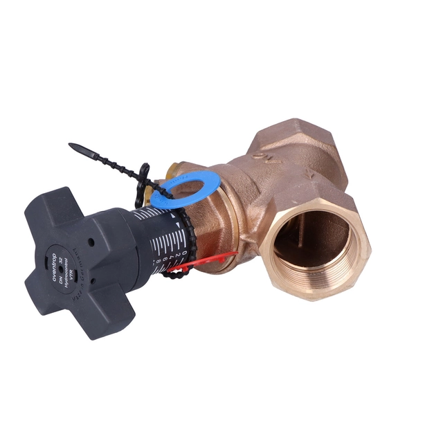 Hydrocontrol VTR, balancing valve, DN 32, 1 1/4GW, bronze, holes closed with plugs