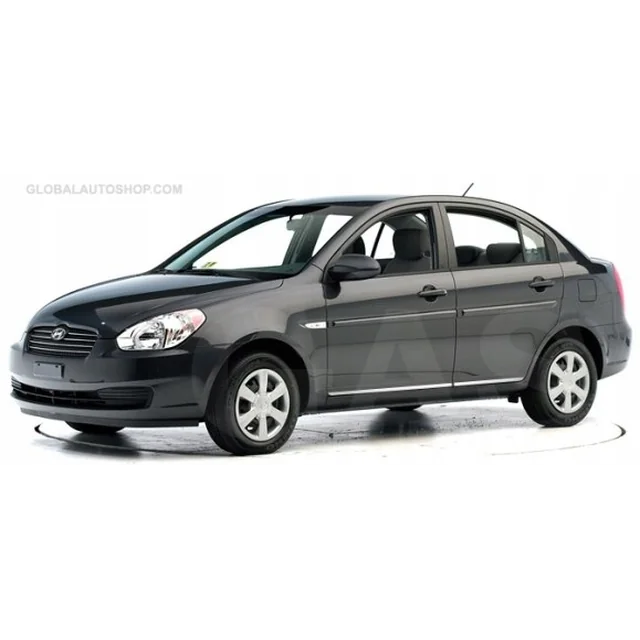 HYUNDAI ACCENT SEDAN / 4 ΠΟΡΤΑ - Λωρίδες ΧΡΩΜΙΟΥ σε πλαϊνές πόρτες χρωμίου