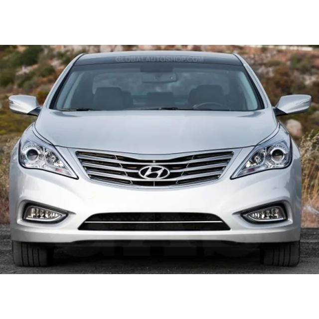 Hyundai Azera — Chrome Strips Grill Chrome Dummy Bufer Tuning