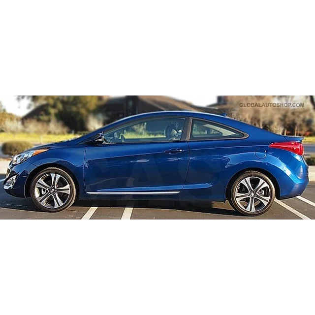 HYUNDAI ELANTRA COUPE - KROM-lister på dekorative sidedøre i krom