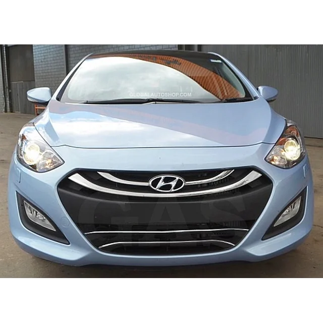 Hyundai Elantra GT — Chrome Strips Grill Chrome Dummy Bufer Tuning