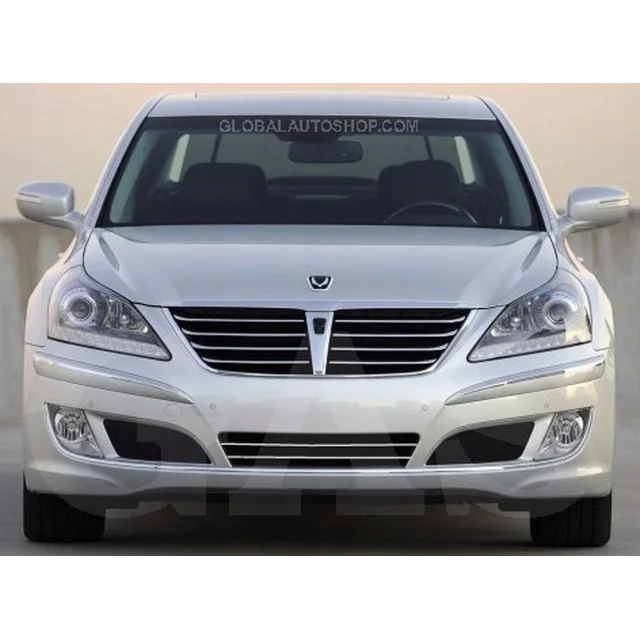 Hyundai Equus — Chrome Strips Grill Chrome Dummy Bufer Tuning