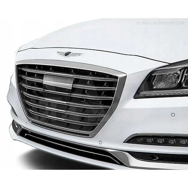 Hyundai Genesis G80 — Chrome Strips Grill Chrome Dummy Bufer Tuning