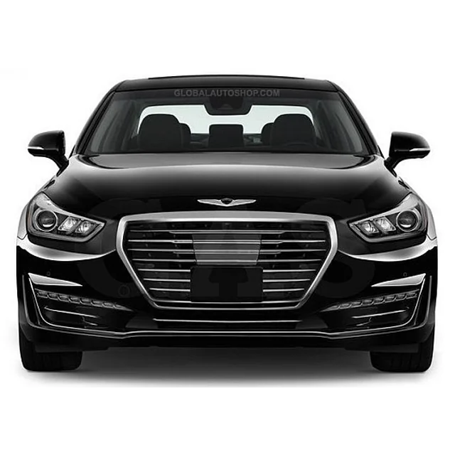 Hyundai Genesis G90 - Calandre à bandes chromées, réglage du pare-chocs factice chromé