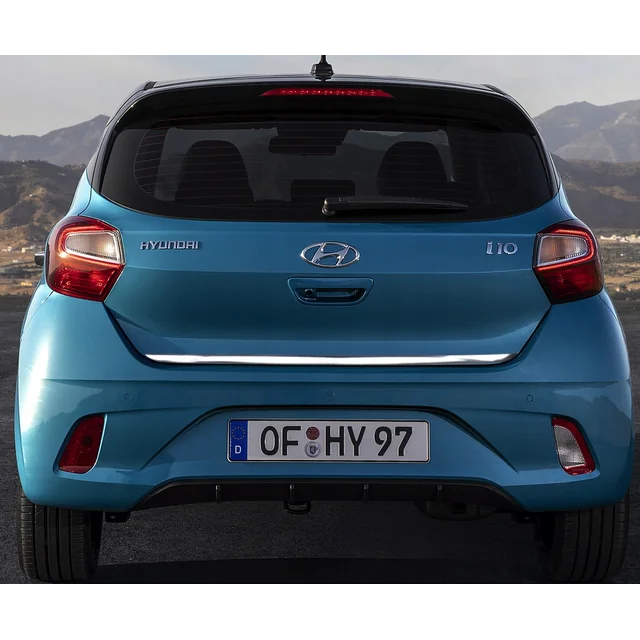 Hyundai i10 3 III 2019+ CHROMSTREIFEN an der Heckklappe