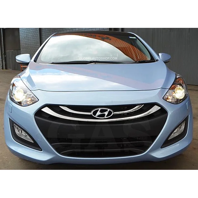 Hyundai I30 — Chrome Strips Grill Chrome Dummy Bufer Tuning