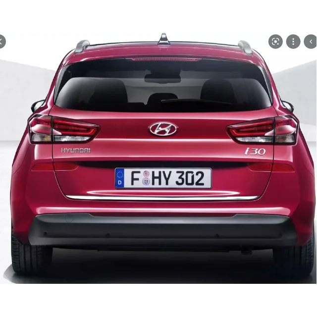 Hyundai i30 III Kom CHROME list Förkromad lucka