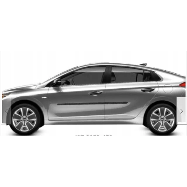 Hyundai Ioniq - BLACK Side Door Moldings