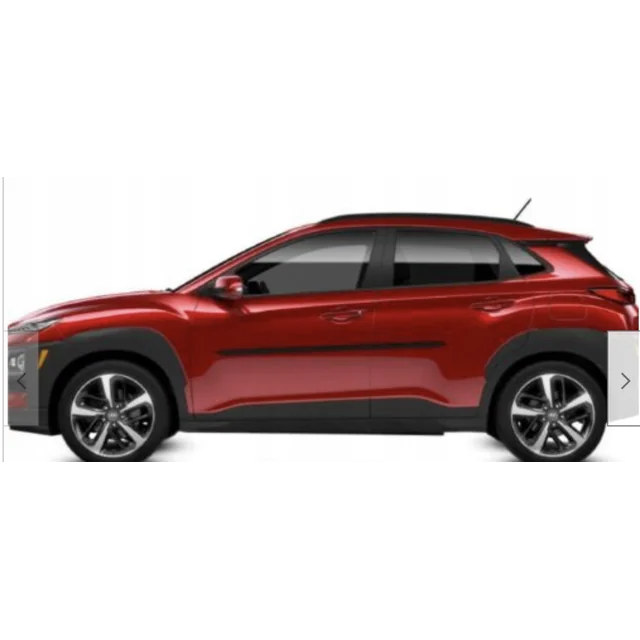 Hyundai KONA - BLACK Side Door Moldings