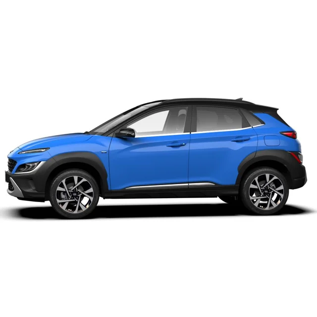 Hyundai KONA - CHROME okenné lišty BOČNÉ DVERE