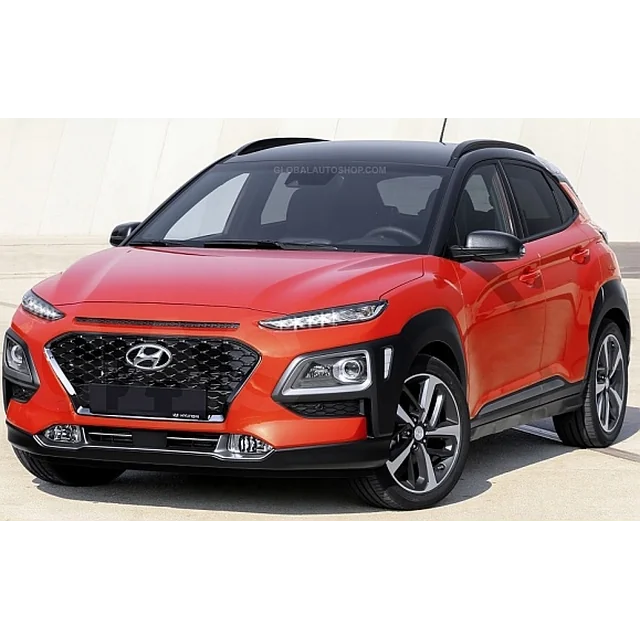 Hyundai Kona – Chrome Strips Grill Chrome Dummy Bumper Tuning