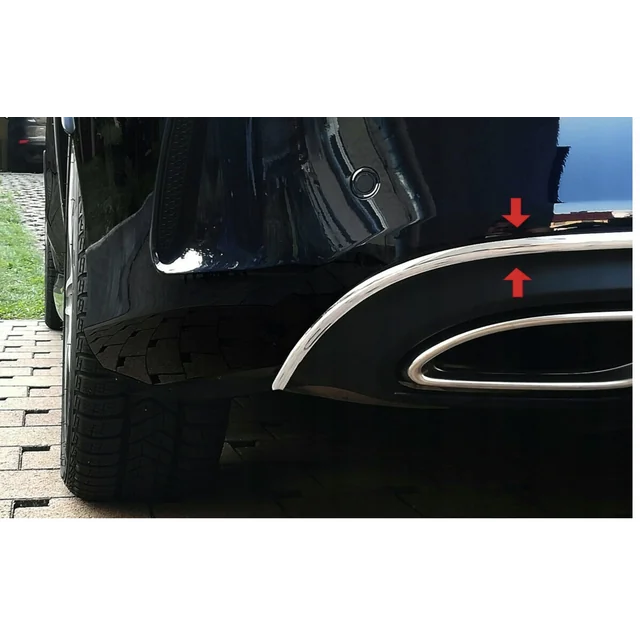 Hyundai - Listwa chrom chromowana tylna tył ochronna na zderzak