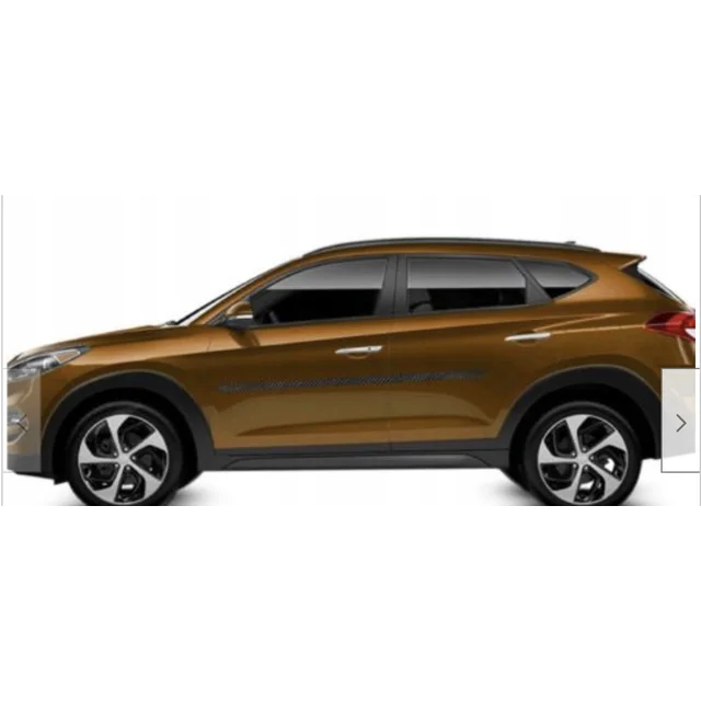 Hyundai TUCSON 16-19 Bandes de porte latérales NOIRES