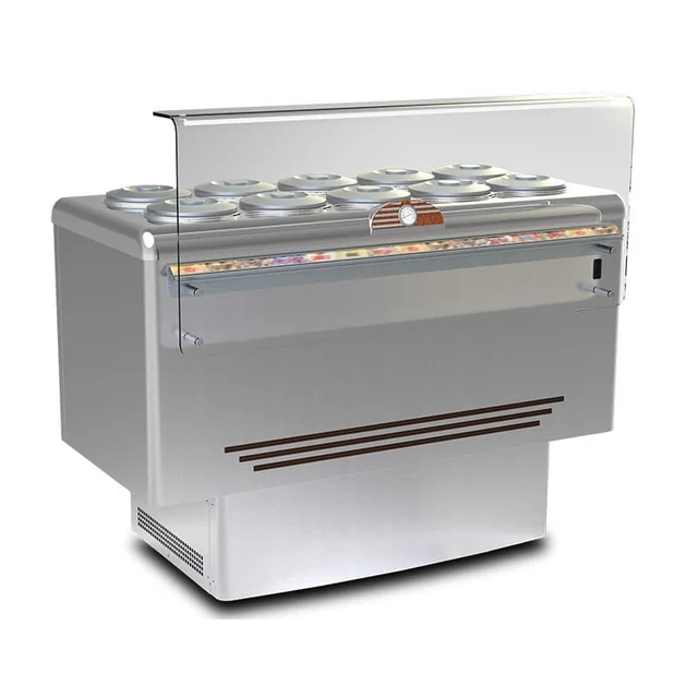 Ice cream dispenser | 10 tub | DV10S | 1435x807x1030 mm