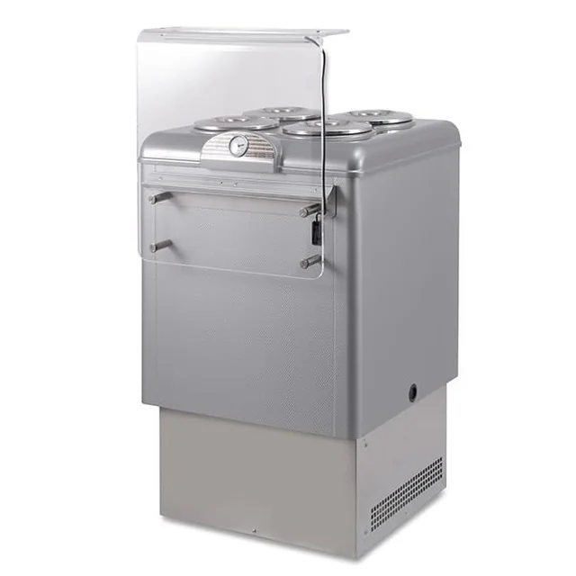 Ice cream dispenser | 4 tube | DV4S | 654x758x1030 mm