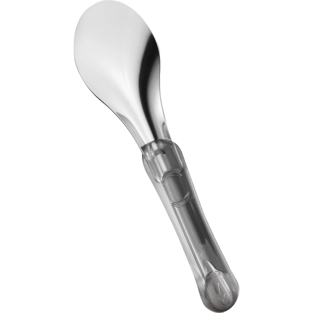 Ice-cream spatula L 260 mm transparent handle