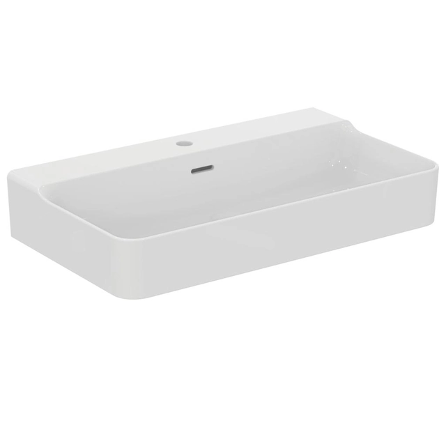 Ideal Standard Conca washbasin, with tap hole, 800x450, with overflow, polished bottom