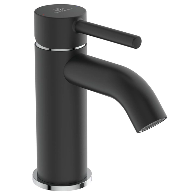 Ideal Standard Kolva sink faucet, with bottom valve, black